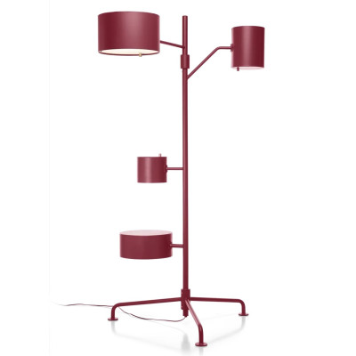Lampa podłogowa Statistocrat bordowa Moooi