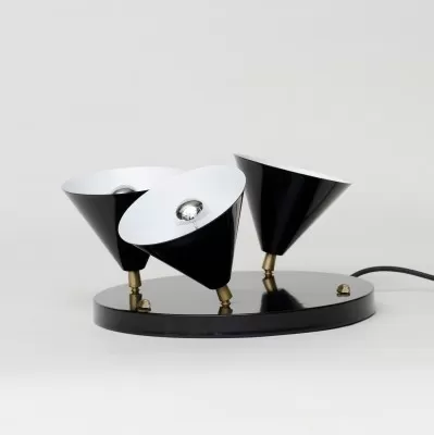 Lampa podłogowa Three cones czarna Atelier Areti