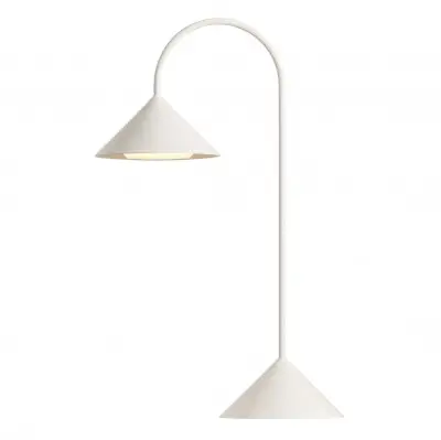 Lampa przenona Grasp 47 cm matowa biaa Frandsen