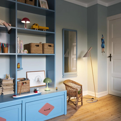 Lampa przenośna Panthella 160 Portable zielona Louis Poulsen