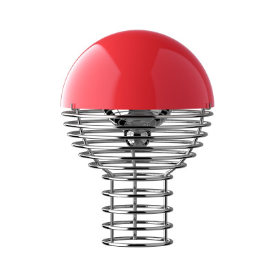 Lampa przenośna Wire czerwona Verpan