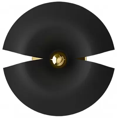 Lampa ścienna Cycnus 45 cm czarna AYTM