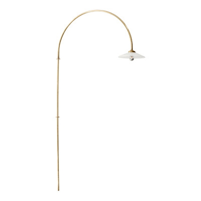 N°2 180 cm große Valerie Object Wandleuchte aus Messing