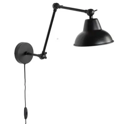 Lampa ścienna Xavi czarna White Label Living