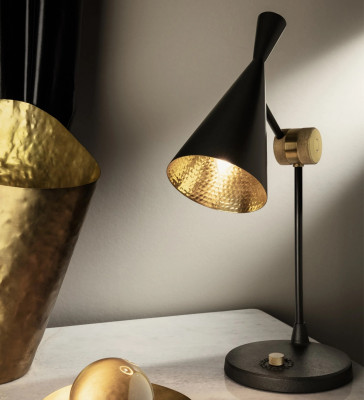 Lampa stołowa Beat czarna Tom Dixon