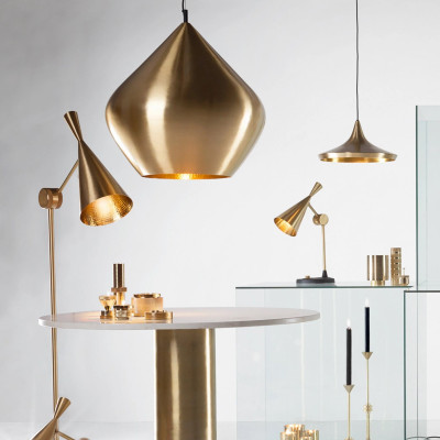 Lampa stołowa Beat mosiężna Tom Dixon