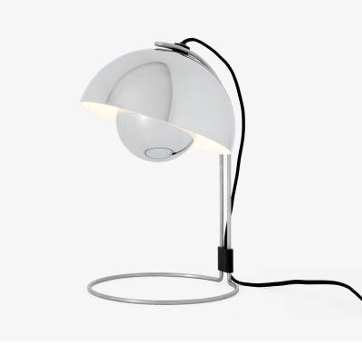 Lampa stołowa Flowerpot VP4 chrome plated Andtradition