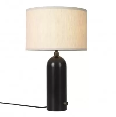 Lampa Stołowa Gravity 49 Cm Czerniona Stal Canvas Gubi