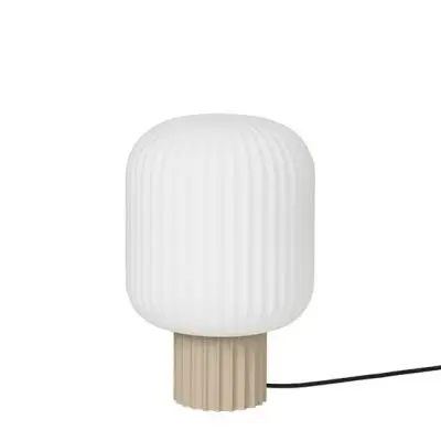 Lampa stołowa Lolly 30 cm piaskowa Broste Copenhagen