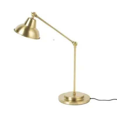 Lampa stołowa Xavi mosiężna White Label Living