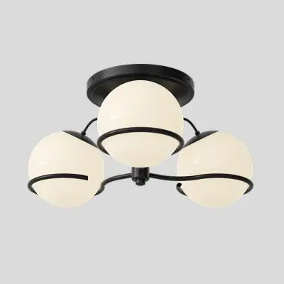 Lampa sufitowa Le Sfere Model 2042-3 czarna Astep