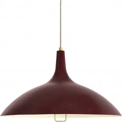 Lampa Wisząca 1965 Bordowa Gubi