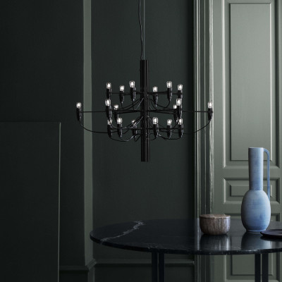 Lampa wisząca 2097/18 Clear Bulbs czarna matowa Flos