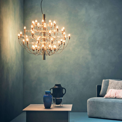 Lampa wisząca 2097/50 clear bulbs mosiężna Flos