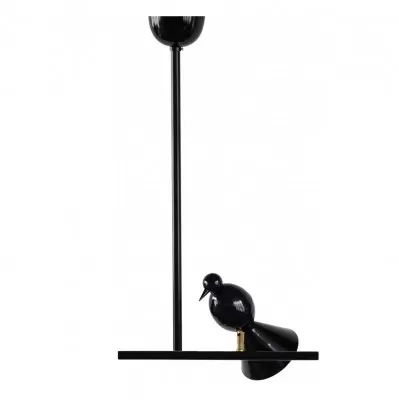 Lampa wisząca Alouette 1 bird czarna Atelier Areti