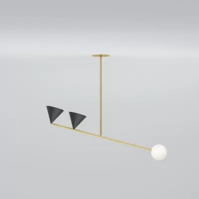 Lampa wisząca Balancing Variations 1 globe Atelier Areti
