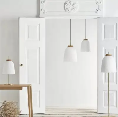 Lampa wisząca Campa 27 cm mosiężna Bolia