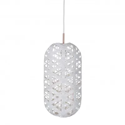 Lampa Wisząca Capsule 29 Cm Biała Forestier