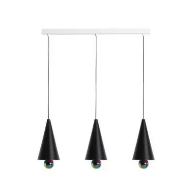 Lampa wiszca Cherry 3 punktowa czarna Petite Friture