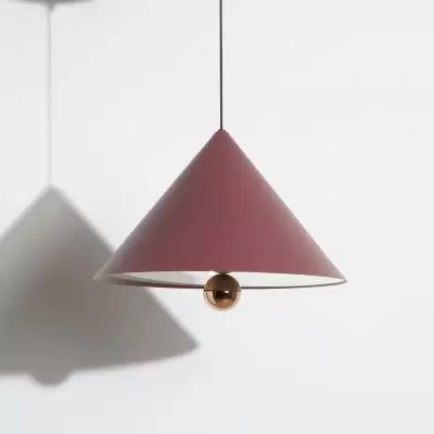 Lampa wisząca Cherry l brązowa Petite Friture
