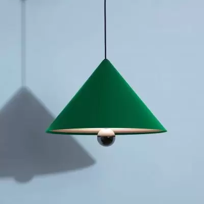 Lampa wisząca Cherry l zielona Petite Friture