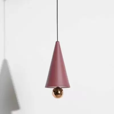 Lampa wisząca Cherry s brązowa Petite Friture