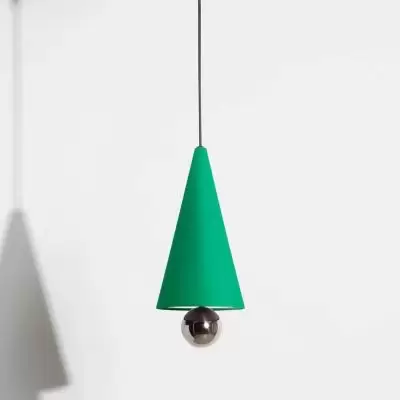 Lampa wisząca Cherry s zielona Petite Friture