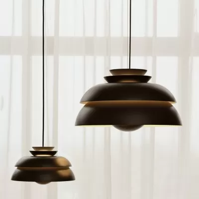 Lampa wisząca Concert 55 cm czarna Fritz Hansen