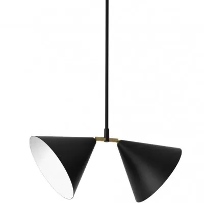 Lampa wisząca Double 188 czarna Atelier Areti