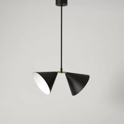 Lampa wisząca Double 188 czarna Atelier Areti