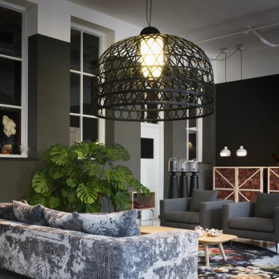 Lampa wisząca Emperor 160 cm czarna Moooi