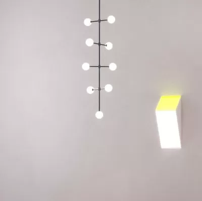 Lampa wisząca Epic two 179 czarna Atelier Areti