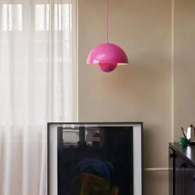 Lampa wisząca Flowerpot VP7 różowa Andtradition