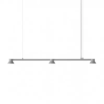 Lampa Wisząca Hat Linear 115 Cm Jasnoszara Normann Copenhagen