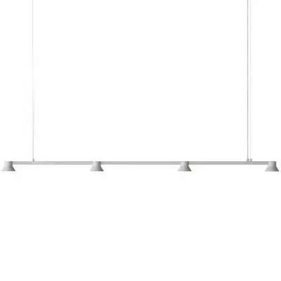 Lampa Wisząca Hat Linear 167 Cm Jasnoszara Normann Copenhagen