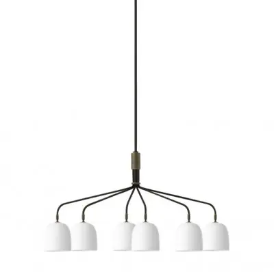 Lampa wisząca Howard 6-ramienna porcelana Gubi