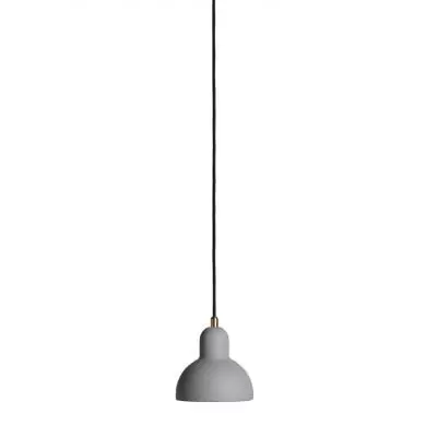 Lampa wisząca Kaiser Idell 14.5 cm szara matowa Fritz Hansen