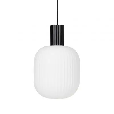 Lampa wisząca Lolly 42 cm czarna Broste Copenhagen