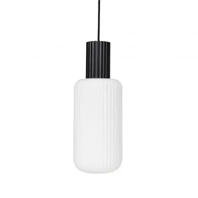 Lampa wisząca Lolly 43 cm czarna Broste Copenhagen