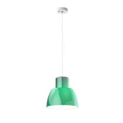 Lampa Wisząca Lorosae 30 Cm Zielona Nemo