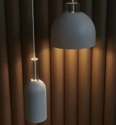 Lampa wisząca Luceo 12 cm biała AYTM