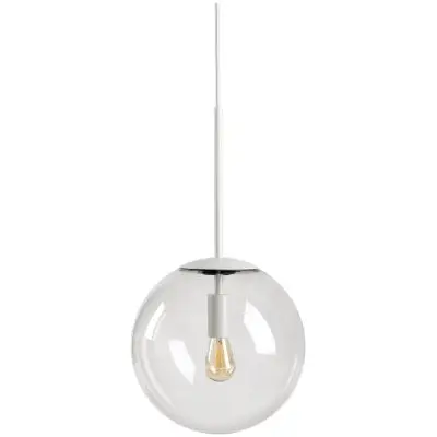 Lampa wiszca Orb 25 cm szara Bolia