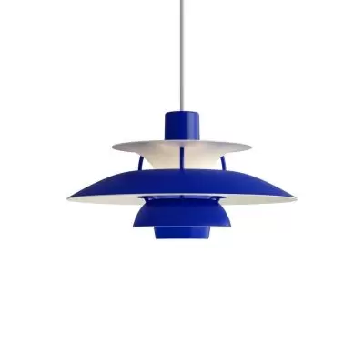 Lampa wisząca PH 5 Mini monochromatyczna niebieska Louis Poulsen