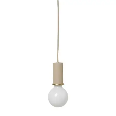 Lampa wisząca Socket Low kaszmirowa Ferm Living