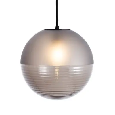 Lampa wiszca Stellar big przydymiona szara Pulpo