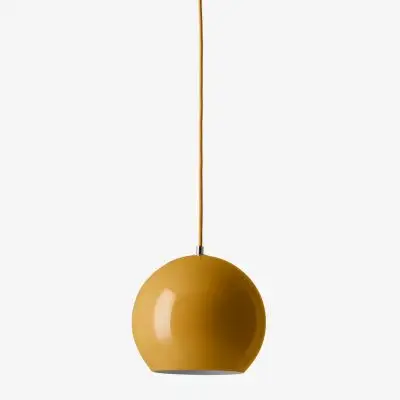 Lampa wisząca Topan VP6 musztardowa Andtradition