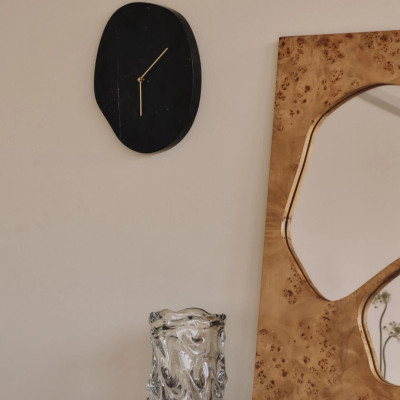 Lustro ścienne Folia 80 cm naturalne Ferm Living