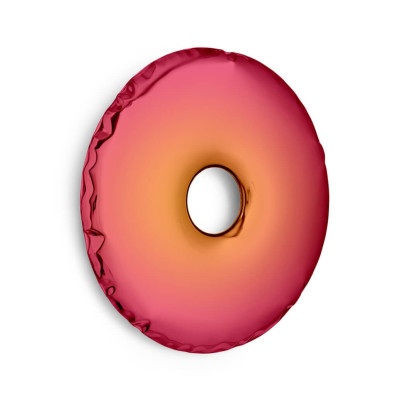 Lustro Rondo 75 cm Helix Nebula Topaz Rhodonite Zieta