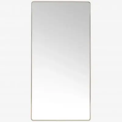 Lustro ścienne Ripple 160x80 cm szare Bolia