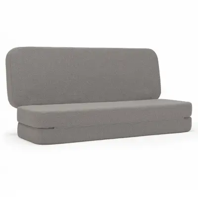 Materac rozkładany Accordion 150 cm Boucle Ash Grey Innovation